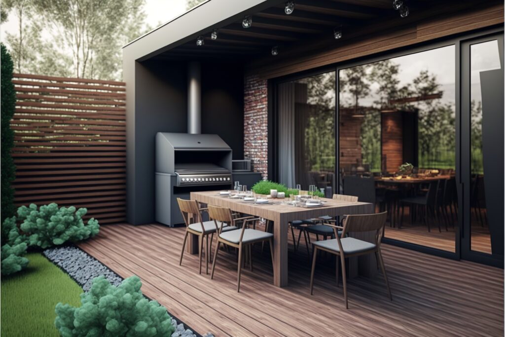 valoriser son bien immobilier avec terrasse bois bien aménagée
