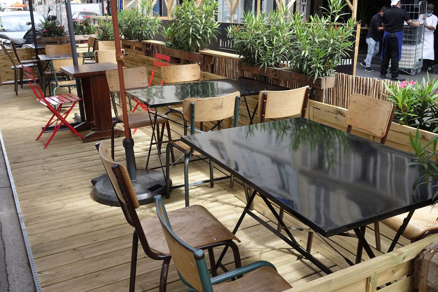 Terrasse éphémère pour événement