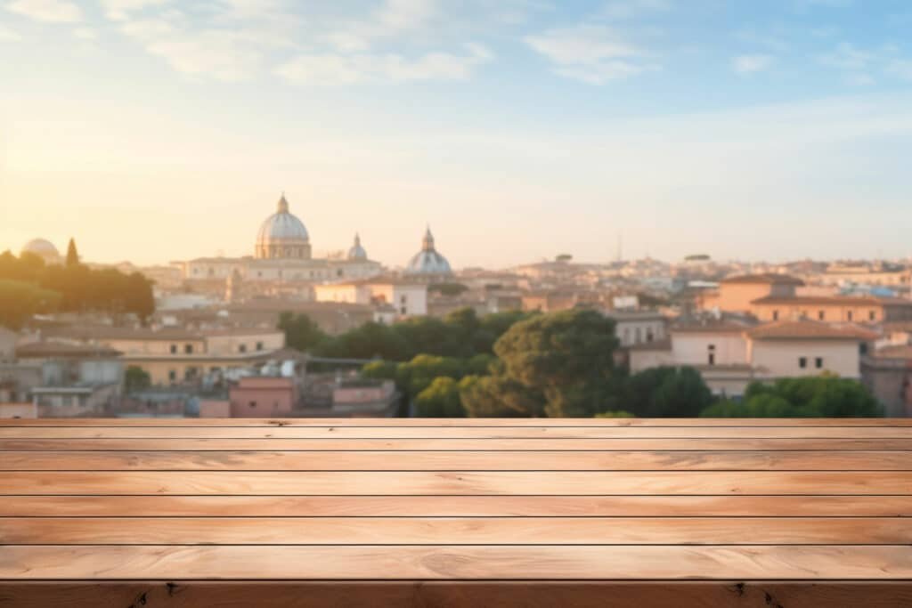 Terrasse en bois pour des événements