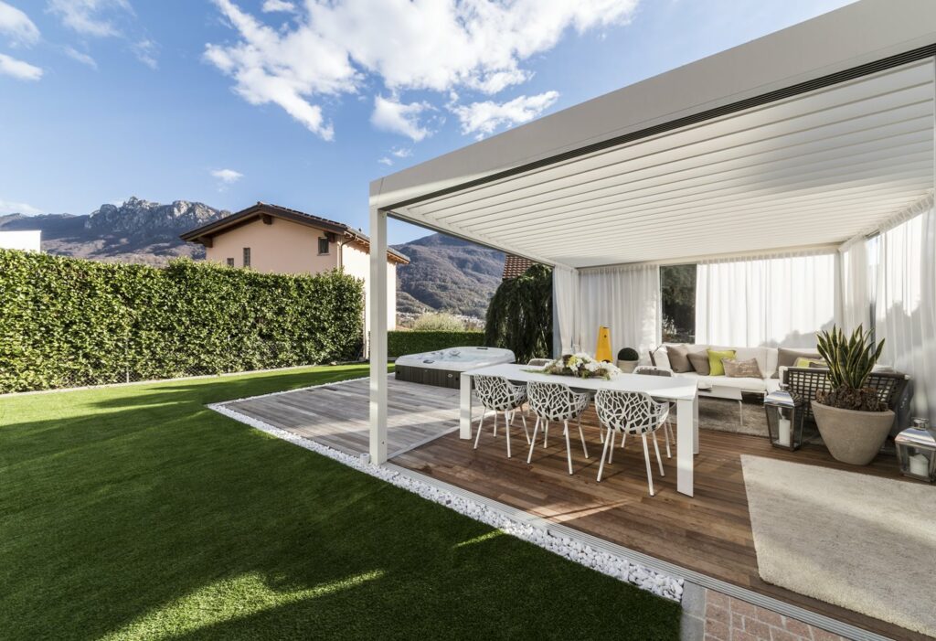 Pergola terrasse bois