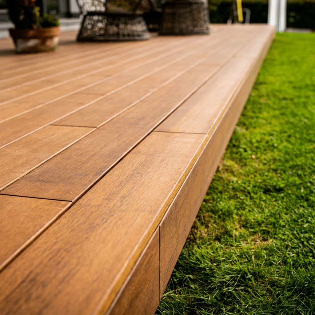 zoom sur terrasse en technideck