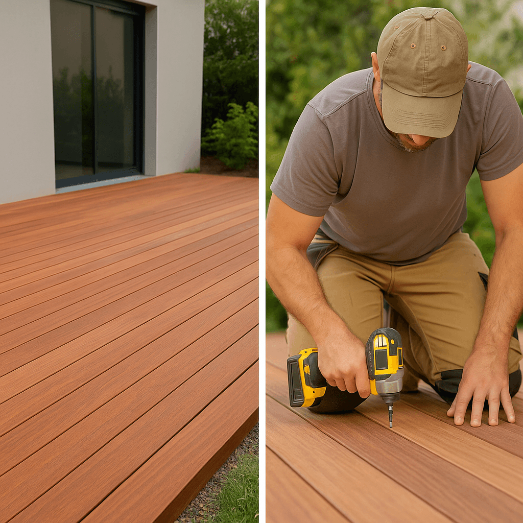 Installateur de terrasse, bardage bois et gazon synthétique